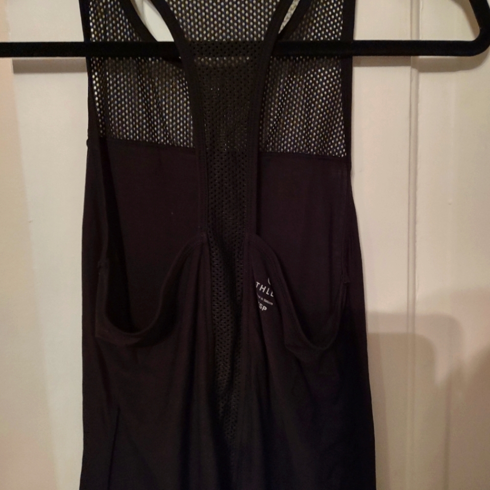 Athlete black tank